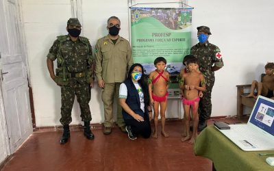 FUNAI: Durante missão das Forças Armadas, Funai participa de ação voltada a crianças Yanomami