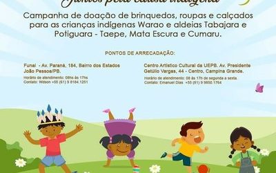 MPF: MPF apoia arrecadação de doações para crianças indígenas