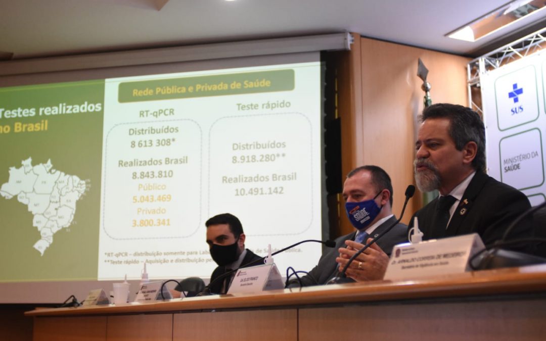 MINISTÉRIO DA SAÚDE: Saúde faz balanço das ações no combate à Covid-19