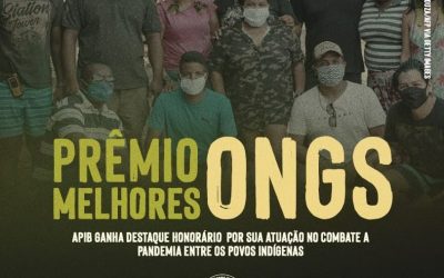 APIB: APIB é homenageada pelo Prêmio Melhores ONGs