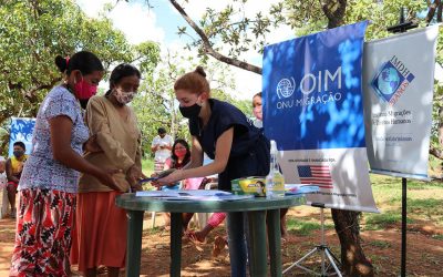 ONU: Migrantes e refugiados indígenas venezuelanos Warao recebem cartão-alimentação em Brasília