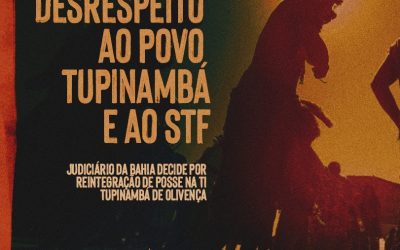 CIMI: Justiça Federal da Bahia decide por mais uma reintegração, desta vez na TI Tupinambá de Olivença, e afronta STF