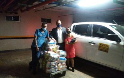 FUNAI: Funai inicia entrega de nova remessa de cestas básicas a indígenas do Distrito Federal