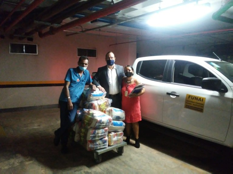 FUNAI: Funai inicia entrega de nova remessa de cestas básicas a indígenas do Distrito Federal