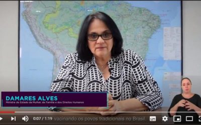 MMFDH: Ministra Damares pede diálogo com quilombolas e indígenas sobre vacinação contra Covid-19