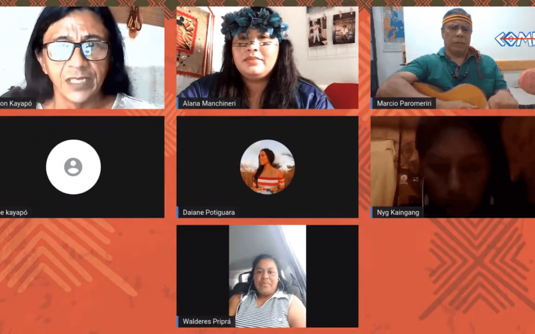 COMIN: Debate sobre presença indígena na universidade marca lançamento do caderno da Semana dos Povos Indígenas 2021 do COMIN