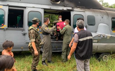DEFESA: Comando Conjunto Norte apoia distribuição de vacinas para aldeia indígena Yuyrareta, no Amapá