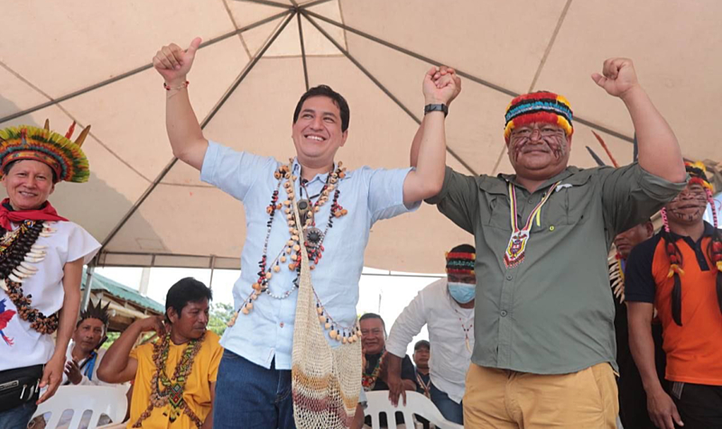 BRASIL DE FATO: Presidente da Confederação Indígena do Equador anuncia apoio à candidatura de Arauz