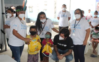 CIR: CIR EM PARCERIA COM UNICEF REALIZA ENTREGA DE KITS EDUCACIONAIS A CRIANÇAS WARAO.