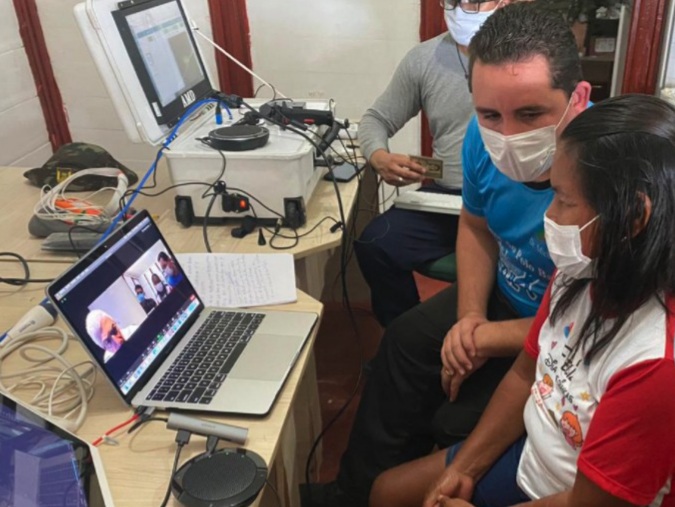 MINISTÉRIO DA SAÚDE: Telessaúde leva exames e consultas especializadas aos indígenas nos Polos Base da SESAI