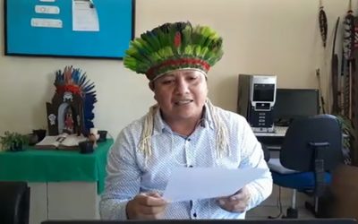 CIMI: “O governo brasileiro busca legalizar a invasão das terras indígenas”, afirma Adriano Karipuna em Fórum da ONU