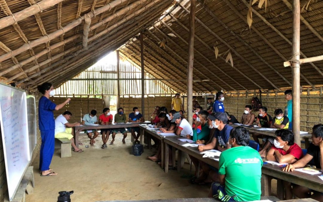 ONU BRASIL: OIM realiza curso de capacitação sobre malária e COVID-19 com agentes de saúde indígena em Terra Yanomami