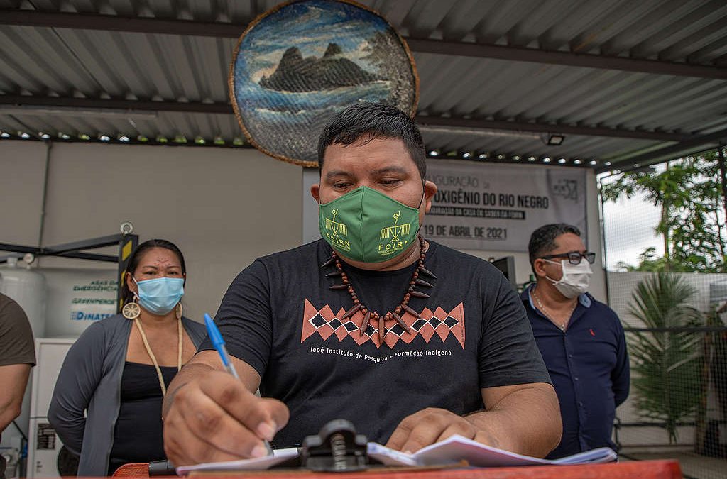 GREENPEACE: Greenpeace e Foirn doam usina de oxigênio para cidade mais indígena do Brasil