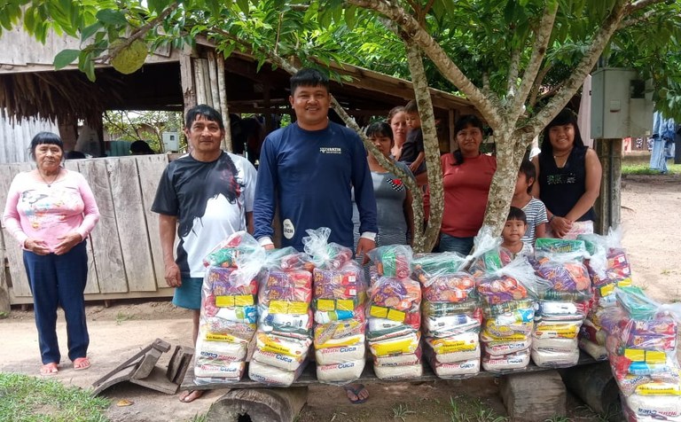 FUNAI: Funai distribui 1,2 mil cestas básicas para seis povos indígenas de Rondônia e Mato Grosso