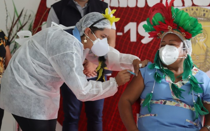 AMAZÔNIA NOTÍCIA E INFORMAÇÃO: Só um terço da população indígena foi vacinada contra o Covid-19, aponta estudo
