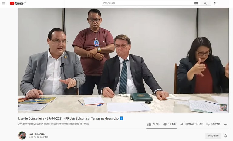 FUNAI: Autonomia indígena é destaque na live do presidente Jair Bolsonaro
