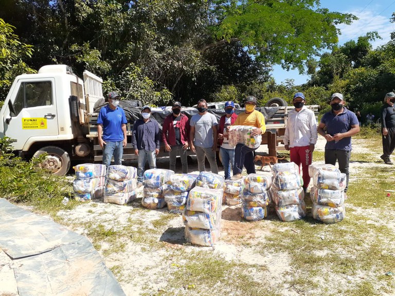 FUNAI: Em nova remessa de alimentos, Funai distribui 458 cestas básicas a indígenas de Mato Grosso