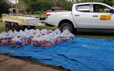 FUNAI: Unidade da Funai em Cuiabá distribui mais de 1 mil cestas básicas para comunidades indígenas