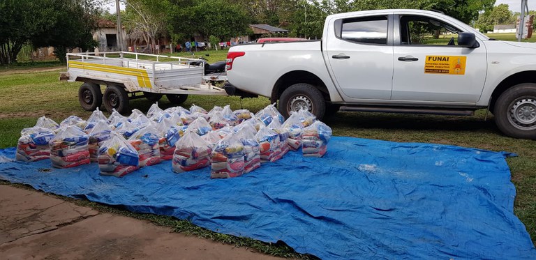 FUNAI: Unidade da Funai em Cuiabá distribui mais de 1 mil cestas básicas para comunidades indígenas