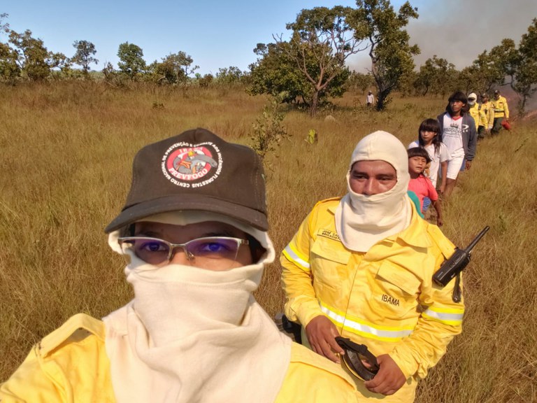 FUNAI: Funai participa de ação de prevenção a incêndios na Terra Indígena Pimentel Barbosa (MT)