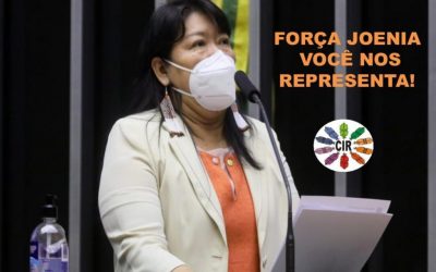 CIR: CARTA DE APOIO E AGRADECIMENTO A DEPUTADA FEDERAL JOENIA WAPICHANA
