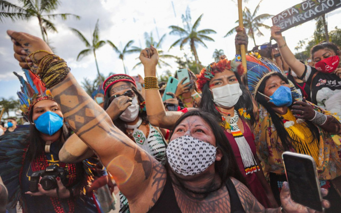 ISA: Levante pela Terra: em Brasília, indígenas dizem basta aos retrocessos promovidos pelo governo Bolsonaro