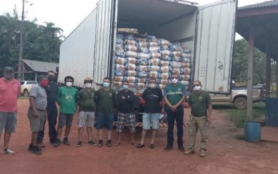 FUNAI: Funai entrega nova remessa de 2 mil cestas de alimentos a indígenas do Amapá