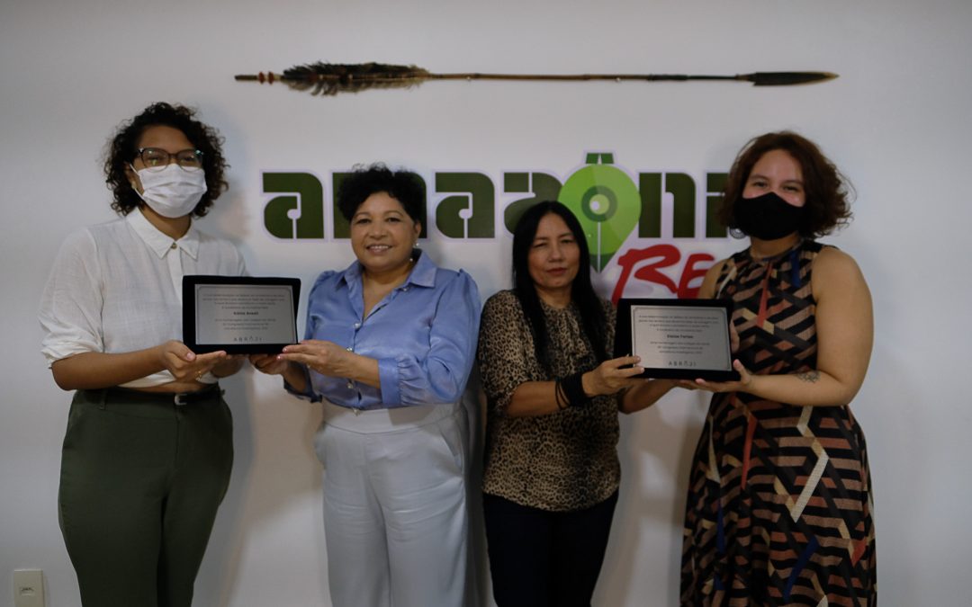 AMAZÔNIA REAL: Abraji homenageia Elaíze Farias e Kátia Brasil como grandes defensoras do jornalismo e da Amazônia