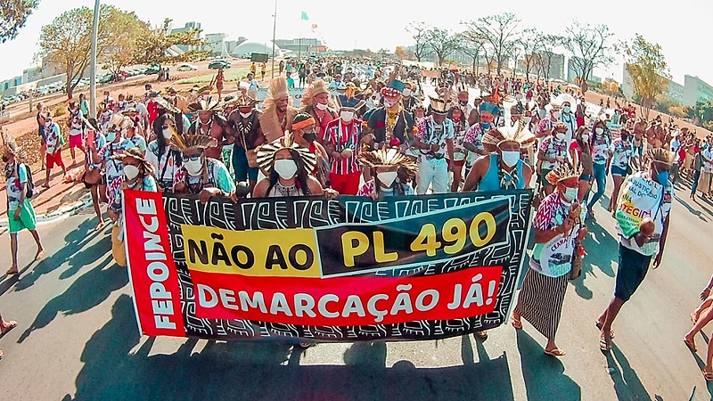 BRASIL DE FATO: Cerca de 250 indígenas cearenses participam do acampamento Luta Pela Vida em Brasília