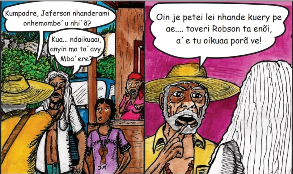 CIMI: HQ em Guarani Mbya: organizações publicam cartilha em quadrinhos sobre povos originários em conflito com a lei