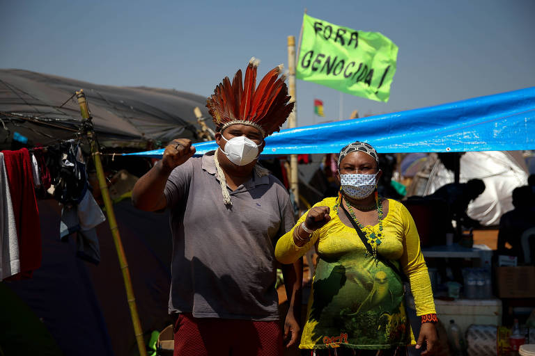 FOLHA DE SÃO PAULO: Kassio, do STF, defende marco temporal de terras indígenas, Moraes pede vista, e julgamento é suspenso