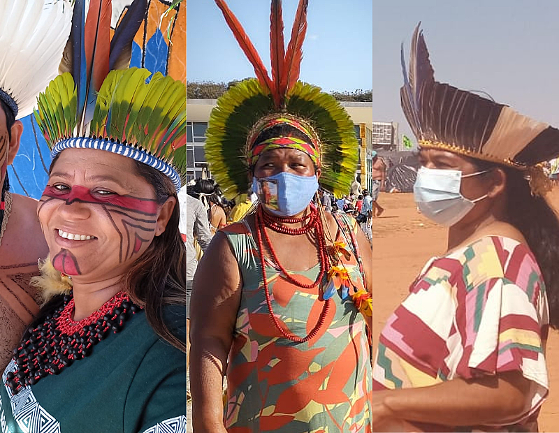 BRASIL DE FATO: Conheça a história de mulheres indígenas de MG que foram à Brasília contra o marco temporal