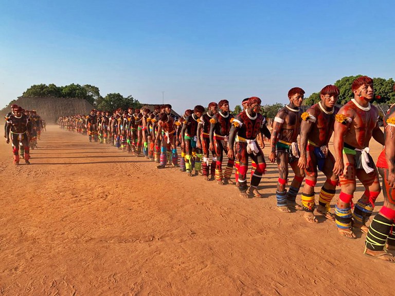 FUNAI: No Parque do Xingu (MT), presidente da Funai participa do ritual do Kuarup na aldeia Yawalapiti