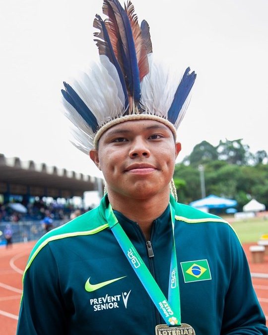 FUNAI: Indígena Guarani Kaiowá conquista medalha de bronze no dardo em Campeonato Sul-Americano Sub-18 de Atletismo