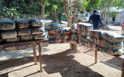 FUNAI: Funai entrega mais de 2 mil cestas básicas a indígenas da região de Lábrea (AM)