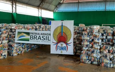 FUNAI: Funai entrega mais de 10 mil cestas de alimentos a indígenas no Amazonas