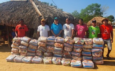 FUNAI: No Mato Grosso, Funai distribui mais de 3 mil cestas básicas a indígenas Xavante