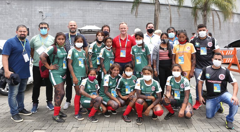 FUNAI: Time de futsal de meninas indígenas do Tocantins participa dos Jogos Escolares Brasileiros 2021
