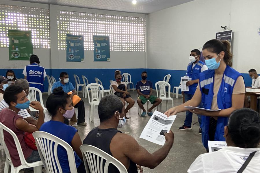 ONU BRASIL: OIM apoia vacinação contra influenza para população venezuelana em Manaus