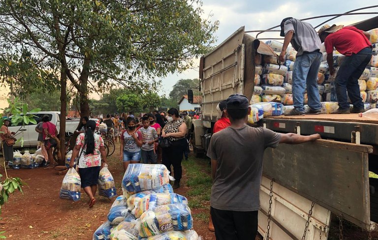FUNAI: Unidade da Funai em Dourados (MS) inicia entrega de 5,6 mil cestas básicas a comunidades indígenas da região