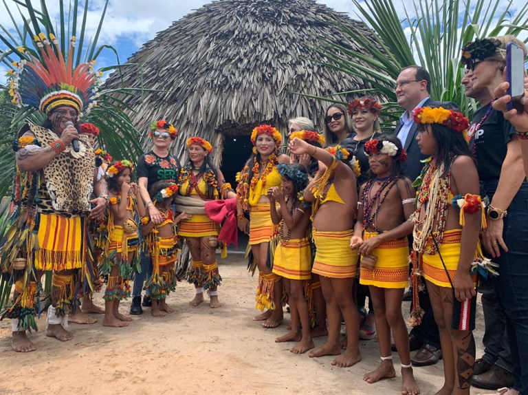 FUNAI: No Mato Grosso, presidente da Funai participa de inauguração de casa tradicional-contemporânea da etnia Paresi