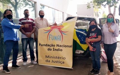 FUNAI: Funai entrega 8,2 toneladas de alimentos para três comunidades indígenas no MS