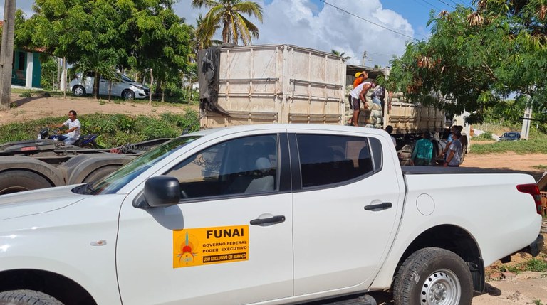 FUNAI: Funai distribui 154,6 toneladas de alimentos a famílias indígenas da Paraíba