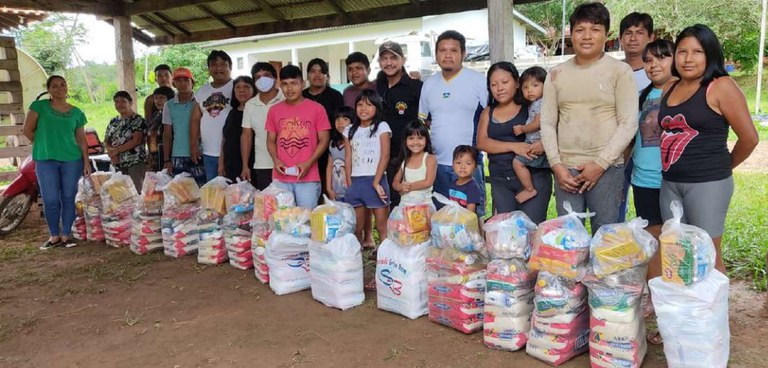 FUNAI: Funai distribuiu 2,8 mil cestas básicas para famílias indígenas de Rondônia