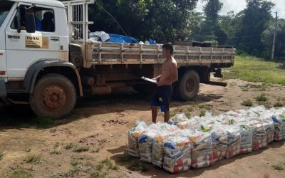 FUNAI: Funai distribui mais de 5 mil cestas básicas em Rondônia
