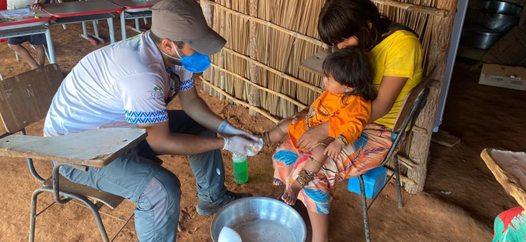 MINISTÉRIO DA SAÚDE: Ministério da Saúde realiza ação para o controle e tratamento do “bicho-de-pé” em 19 aldeias indígenas