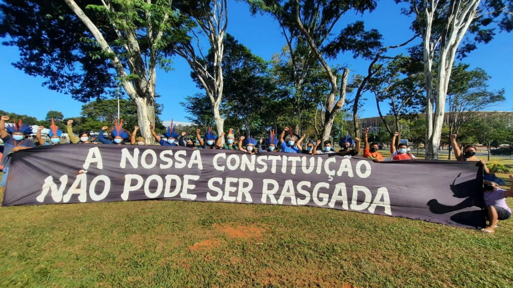 CIR: Delegação do CIR participa do Acampamento Terra Livre em Brasília