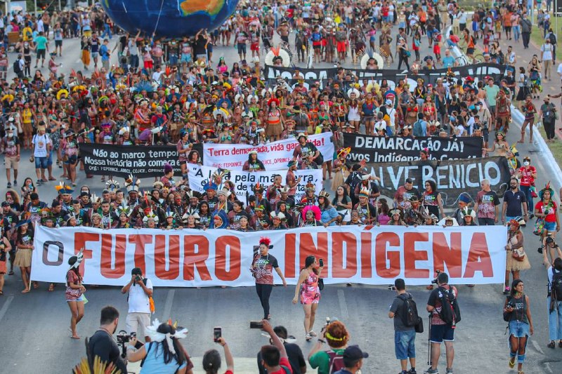 CIMI: Indígenas do Médio Purus manifestam apoio ao ATL 2022, contra o marco temporal e o PL191