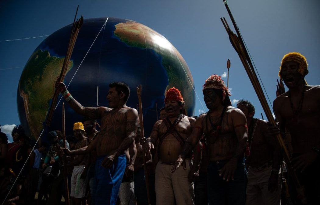 CIMI: ATL2022: Indígenas exigem ‘Demarcação Já’ em Ato no Ministério da Justiça em Brasília