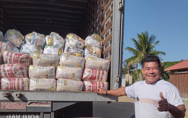 FUNAI: Funai distribui 46,2 toneladas de alimentos em Terras Indígenas do estado do Espírito Santo